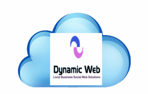 dynamic web design and marketing cloud based technology logo