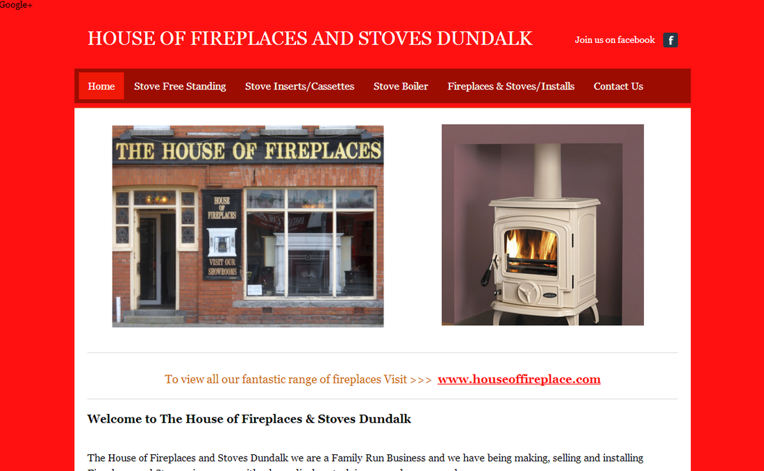 Picture image of website created by dynamic web design and marketing dundalk co louth